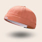 Bonnet docker A Moment orange, packshot vue de profil