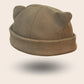 Bonnet docker Chaton vert kaki, packshot vue de profil