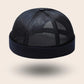 Bonnet docker Filet noir, packshot vue de profil