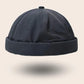 Bonnet docker Nylon bleu anthracite, packshot vue de profil