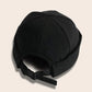 Bonnet docker Imperméable noir, packshot vue de profil