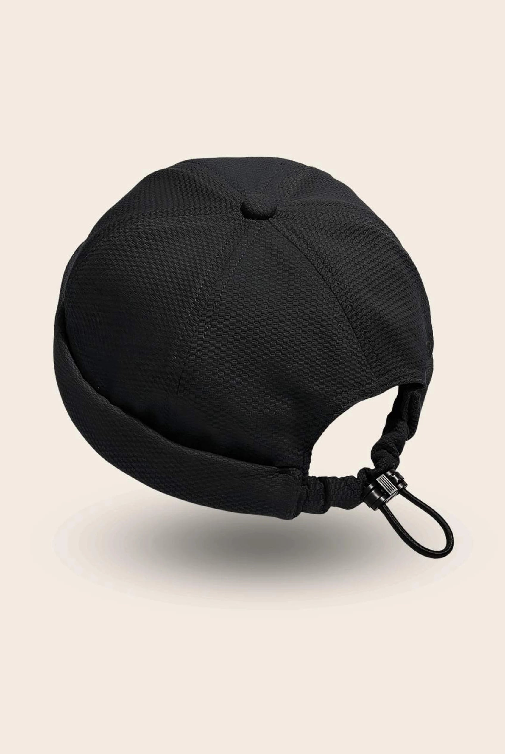 Bonnet docker Original en Coton noir, packshot vue de profil