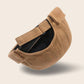 Bonnet docker Tissu Chevron camel, vue de profil posé