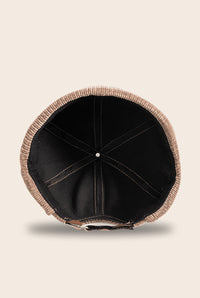 Intérieur du bonnet docker Côtelé, doublure noire