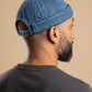 Bonnet docker Miki Jeans porté par un homme, vue de dos sur la fermeture