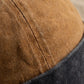 Gros plan sur la matière du bonnet docker Streetwear jaune