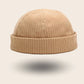 Bonnet docker Velours Côtelé camel, vue de face