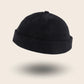 Bonnet docker Velours noir, vue de face