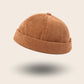 Bonnet docker Velours terracotta, vue de face