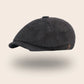 Casquette gavroche chevrons gris foncé