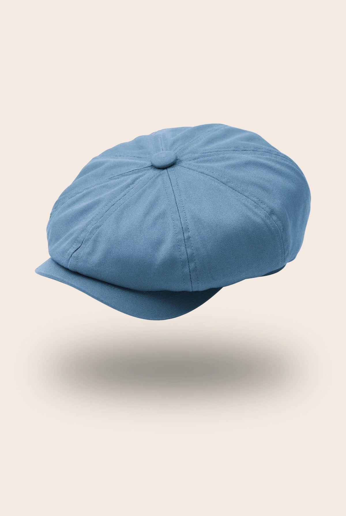Casquette gavroche coton bleu clair