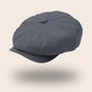 Casquette gavroche coton gris foncé