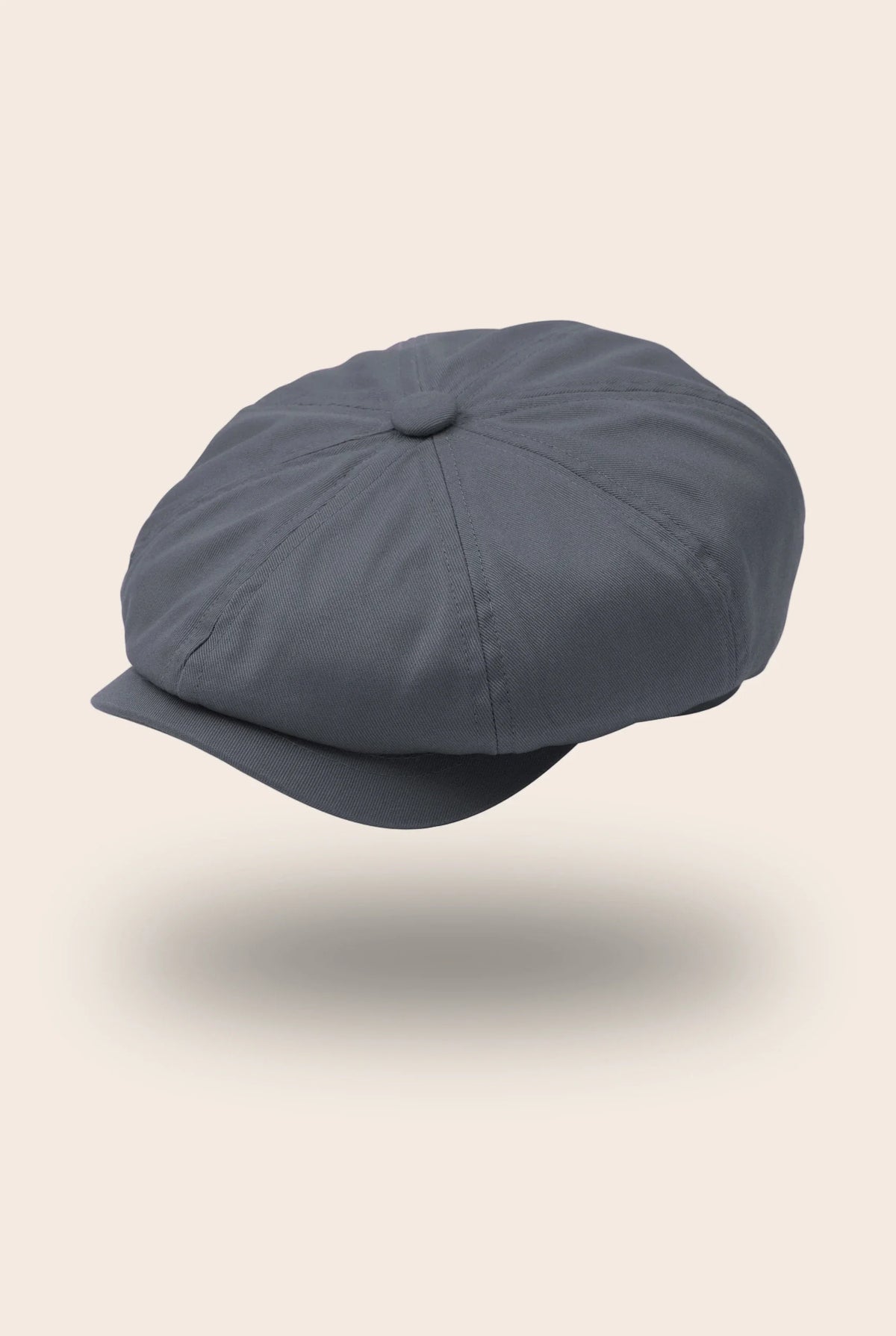 Casquette gavroche coton gris foncé
