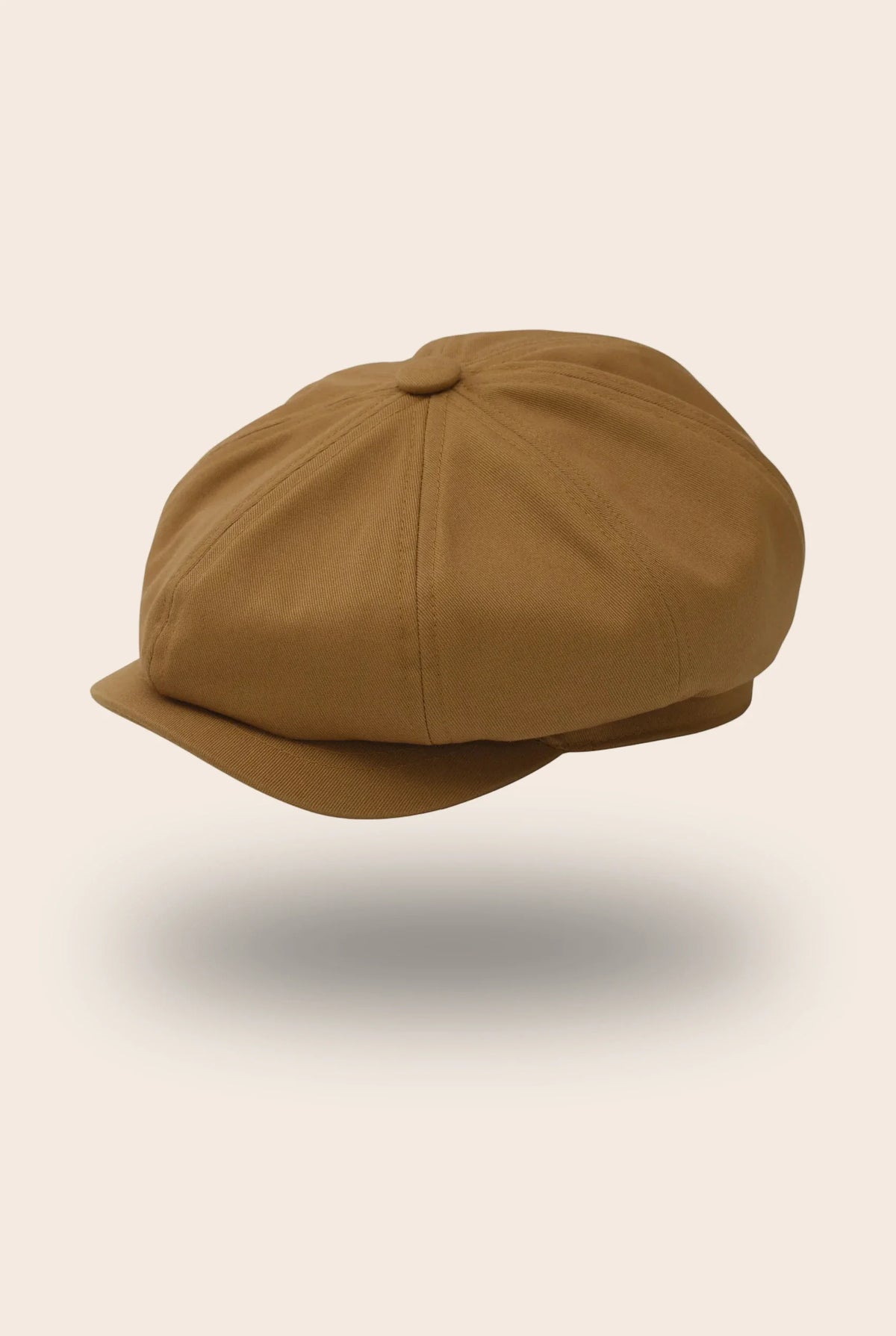 Casquette gavroche coton marron