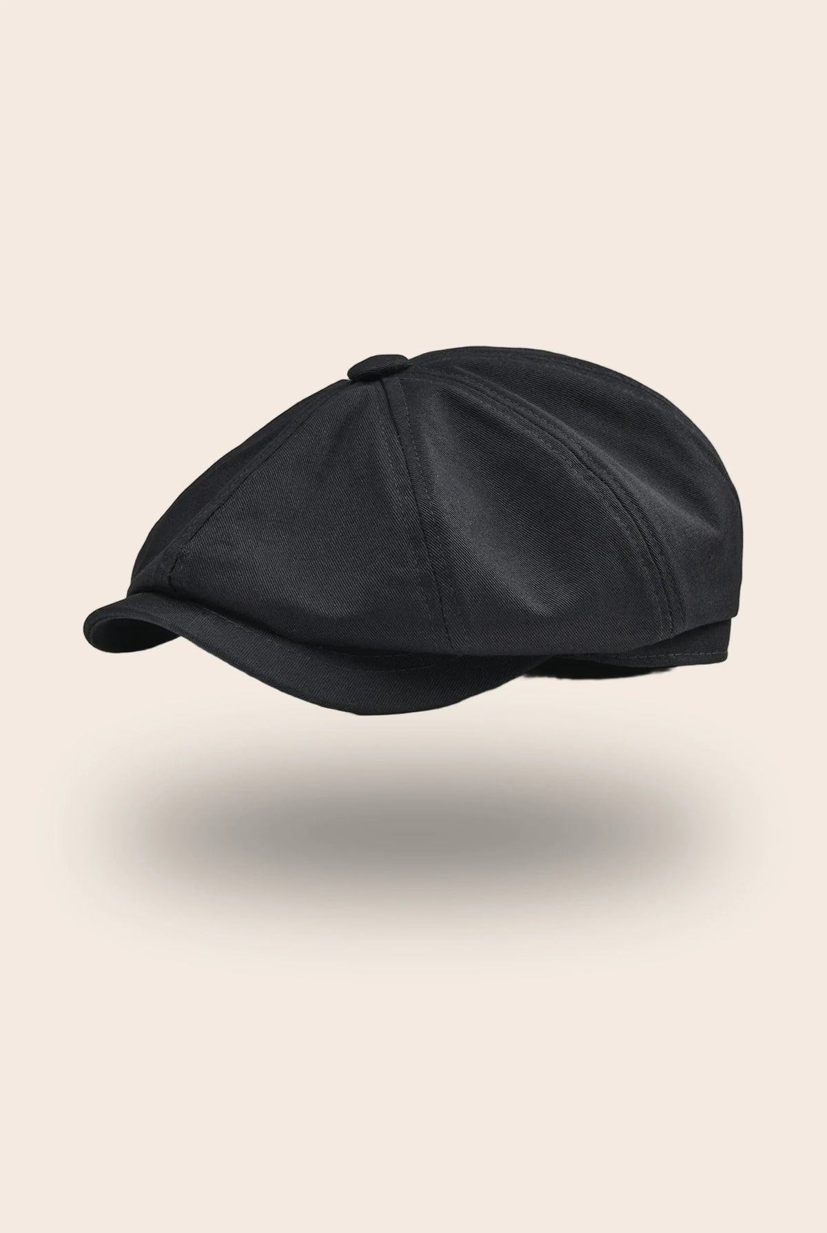 Casquette gavroche coton noir