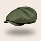 Casquette gavroche coton vert armée
