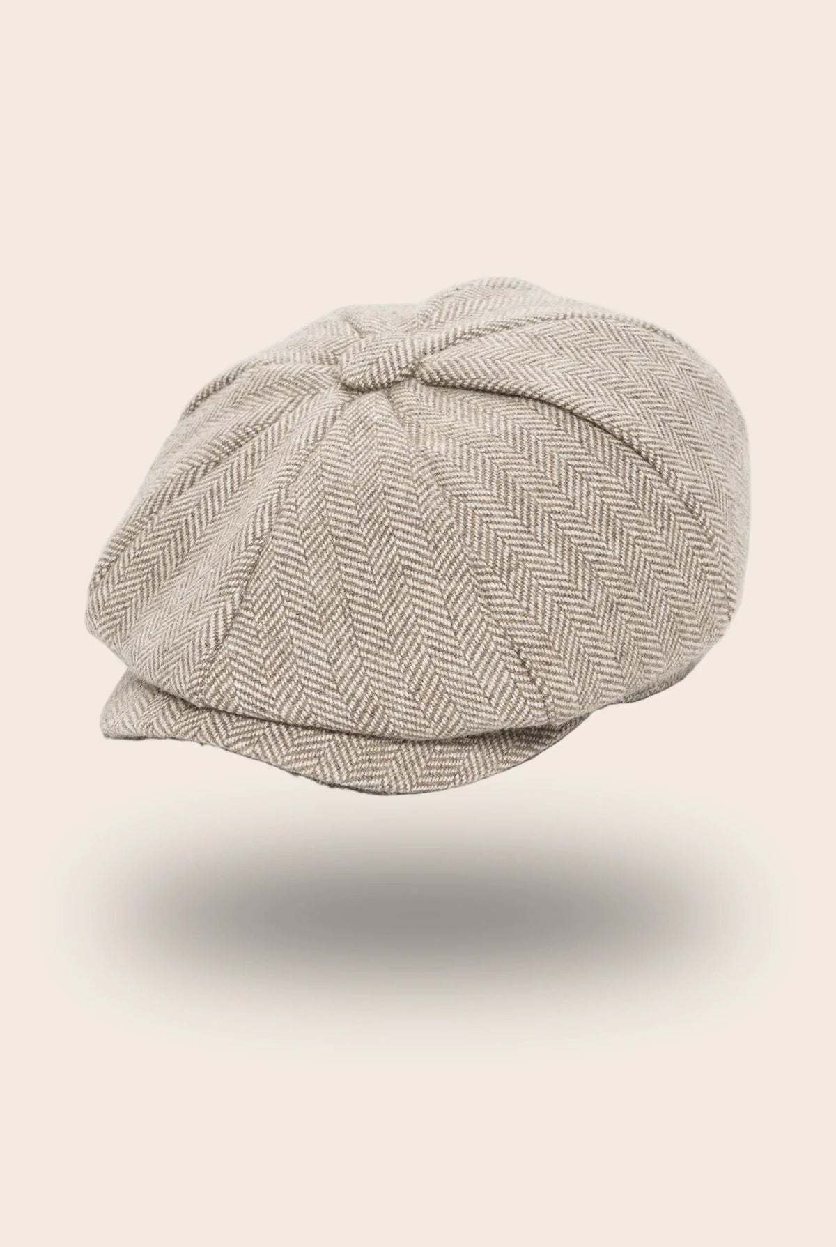 Casquette gavroche femme café clair