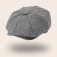 Casquette gavroche femme gris clair