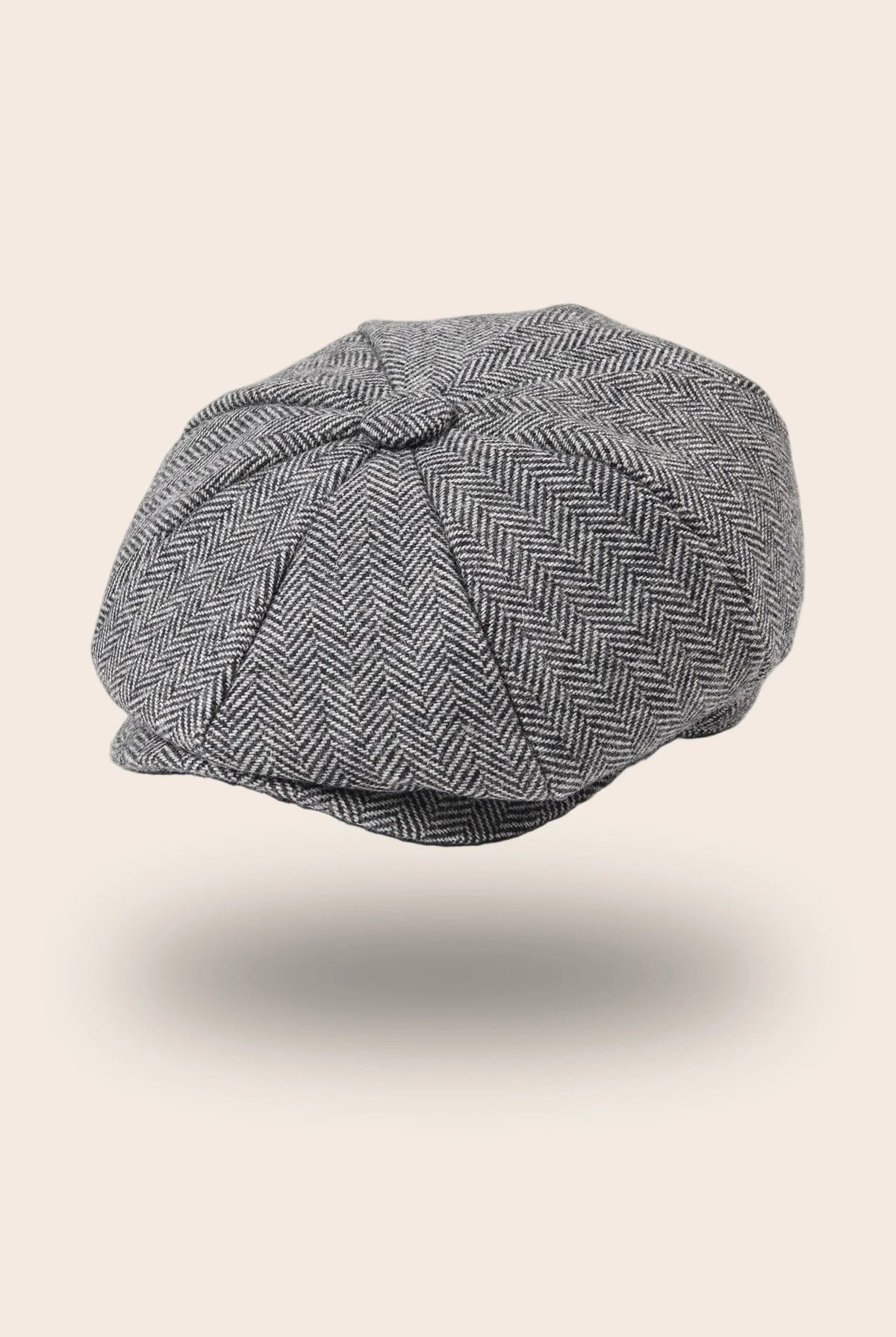 Casquette gavroche femme gris clair
