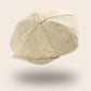 Casquette gavroche femme kaki chiné
