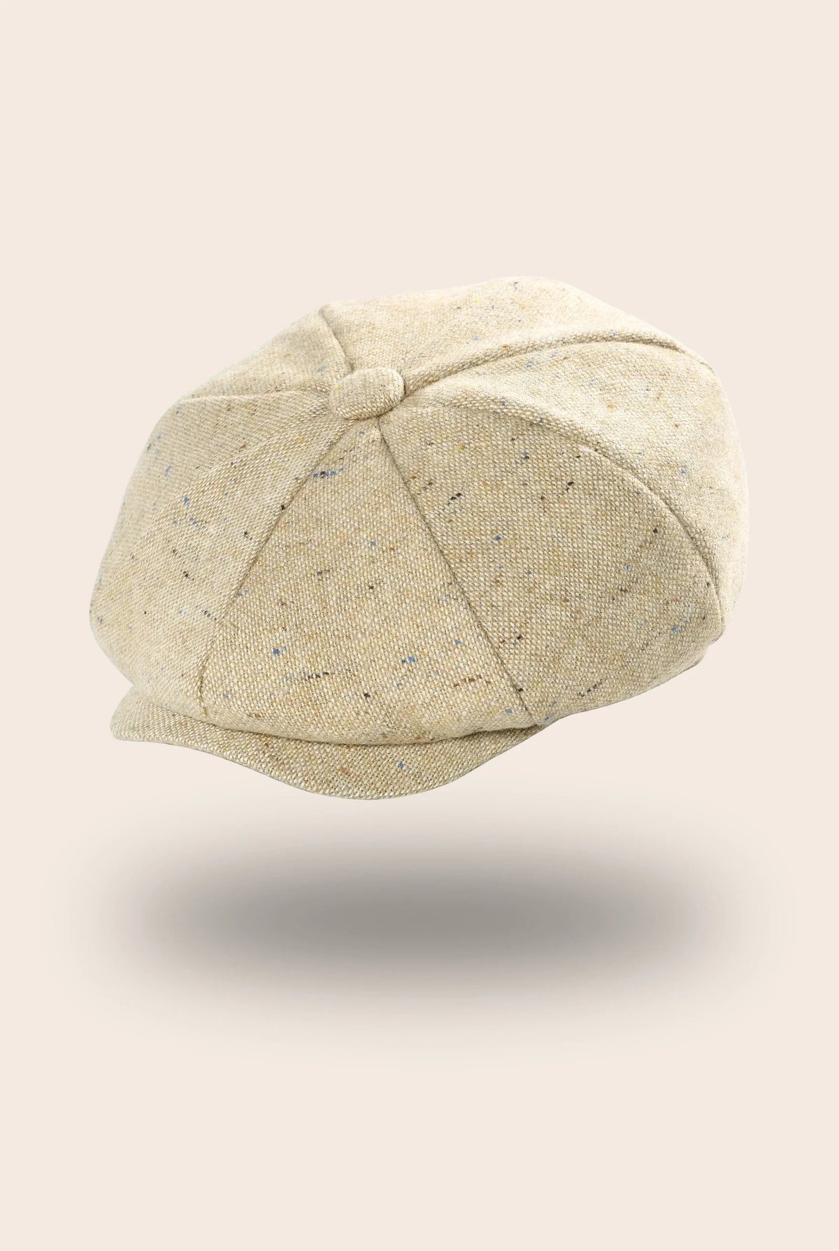 Casquette gavroche femme kaki chiné