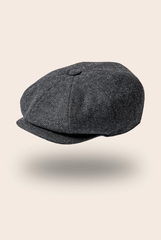 Casquette gavroche homme gris