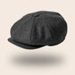 Casquette gavroche homme gris foncé
