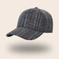 Casquette tweed gris à carreaux 2