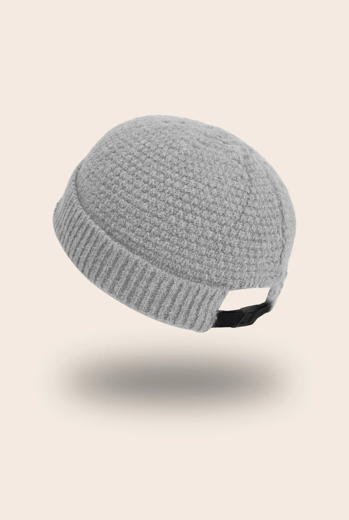 Docker tricot gris clair