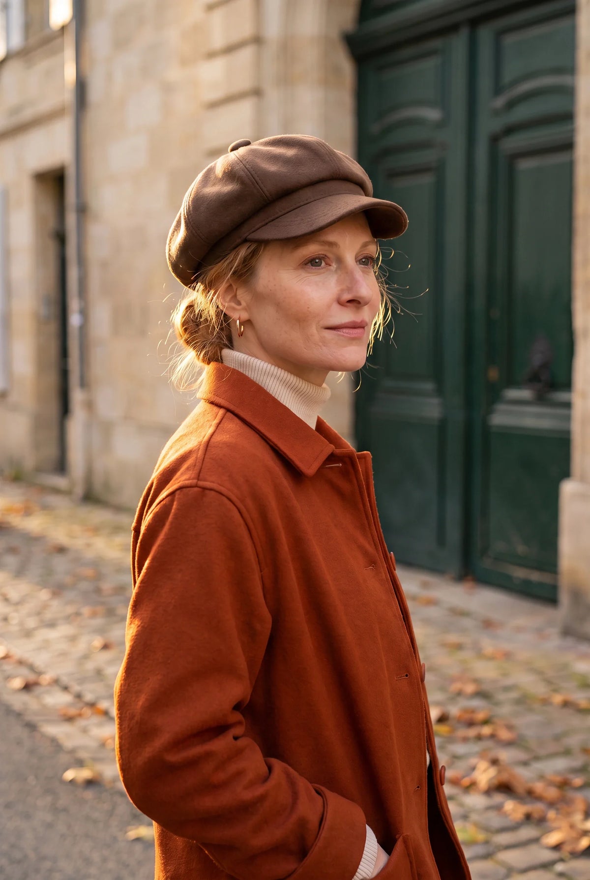 Casquette Arty femme porté - extérieur