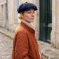 Casquette gavroche femme portée - extérieur