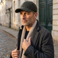Casquette tweed portée - extérieur