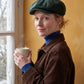 Casquette gavroche femme portée - intérieur