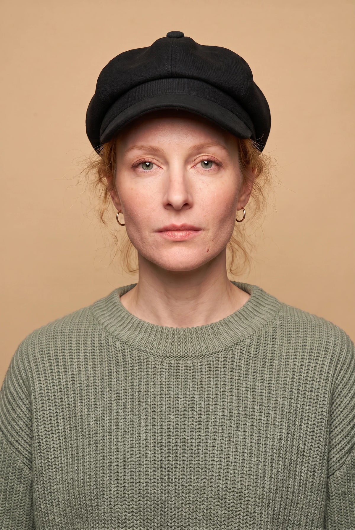 Casquette Arty femme porté - photo studio
